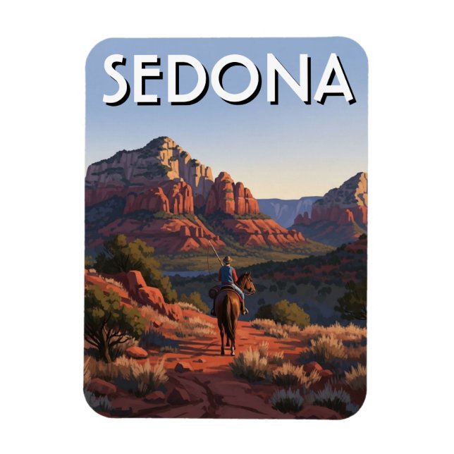 Imán Cabalgata en Sedona Arizona Viajes (Vertical)