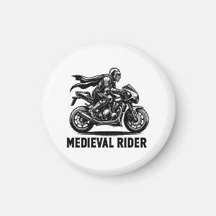 Imán caballero medieval