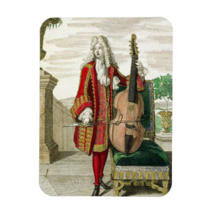 Imán Caballero que toca el violoncelo, c.1688-90