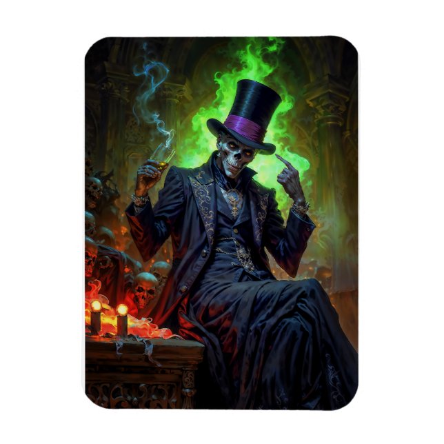 Imán Caballero Vudú Baron Samedi (Vertical)