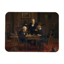 Imán Caballeros jugando al ajedrez (Thomas Eakins)