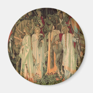 Imán Caballeros medievales de la Mesa Redonda