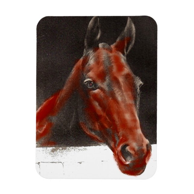 Imán caballo amistoso (Vertical)