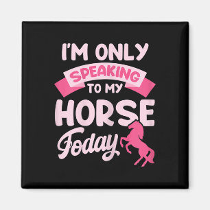 Imán Caballo Camisas Camisas Graciosas Ecuestres Solo M