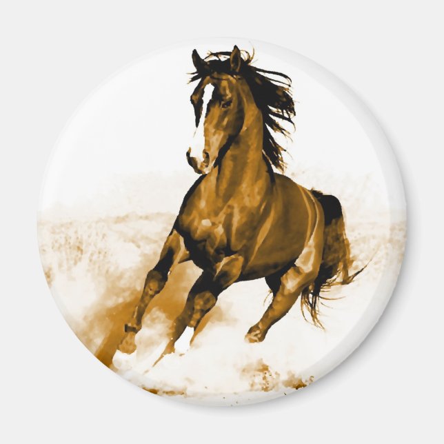 Imán Caballo corriendo (Frente)