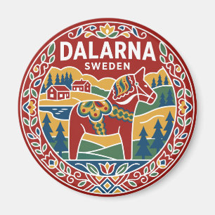 Imán Caballo Dala Sueco Suecia