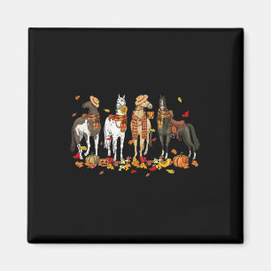 Imán Caballo de Acción de Gracias Caída Autumn Sale del