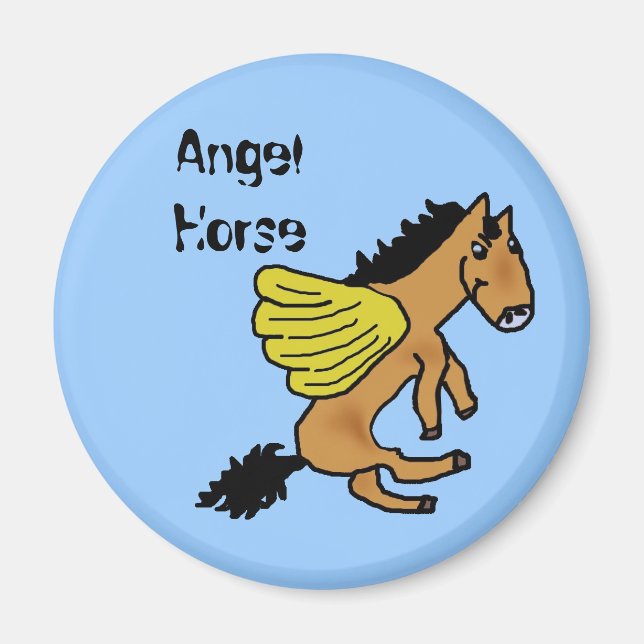 Imán caballo de ángel, AngelHorse (Frente)