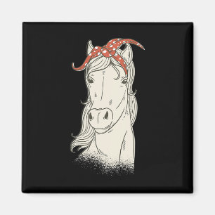 Imán Caballo de Bandana Cute