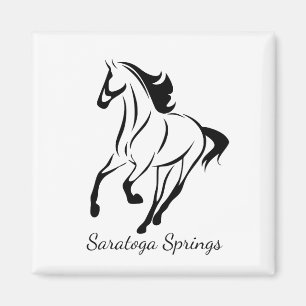 Imán Caballo de Carreras de Saratoga Springs