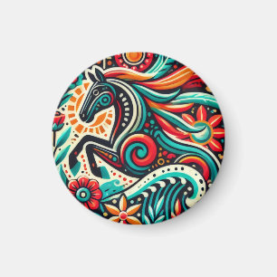 Imán Caballo de fiesta mexicana