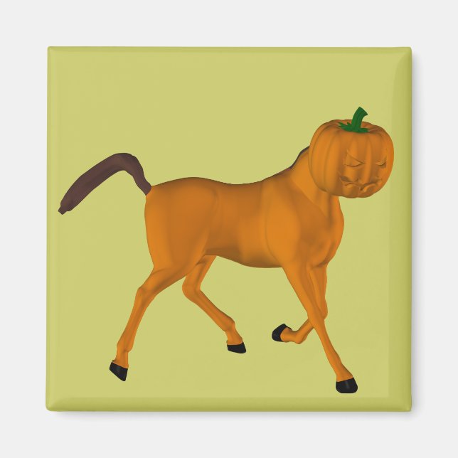 Imán Caballo de Halloween (Frente)