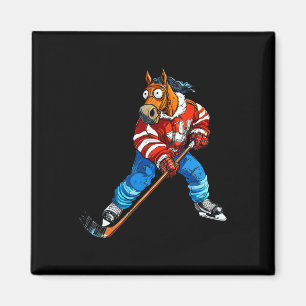 Imán Caballo de Hockey sobre Hielo