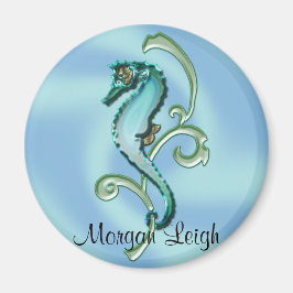 Imán Caballo de mar en las algas marinas