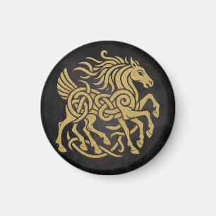 Imán Caballo de Ocho Patas Sleipnir Diseño Mitología Nó