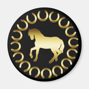 IMÁN CABALLO DE ORO
