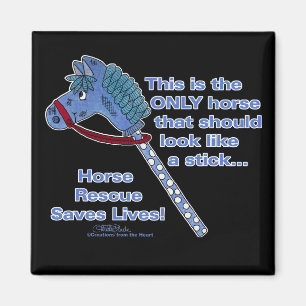 Imán Caballo de palo