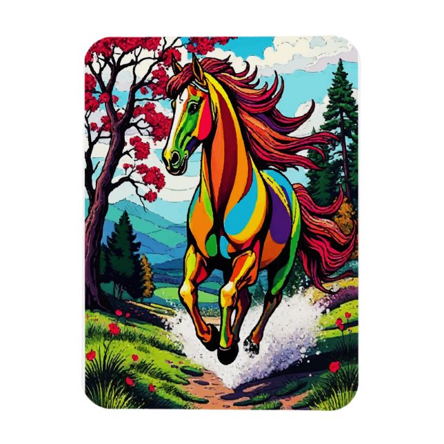 IMÁN CABALLO DE VIDRIO (Vertical)
