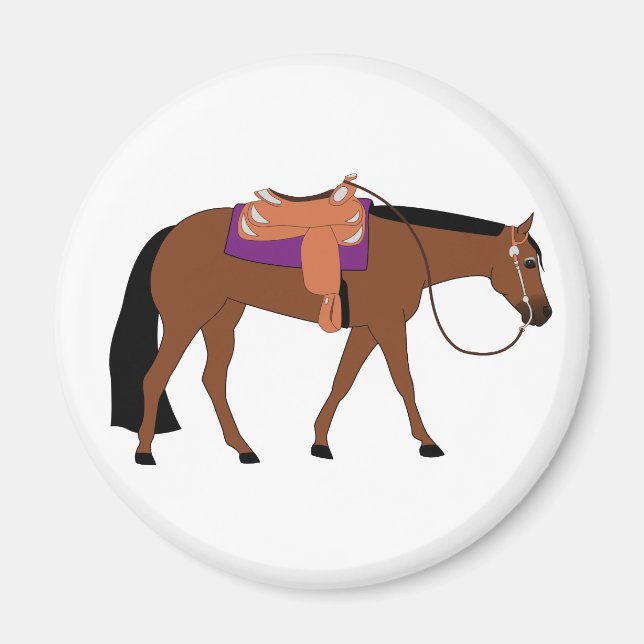 Imán Caballo del Placer Occidental (Frente)