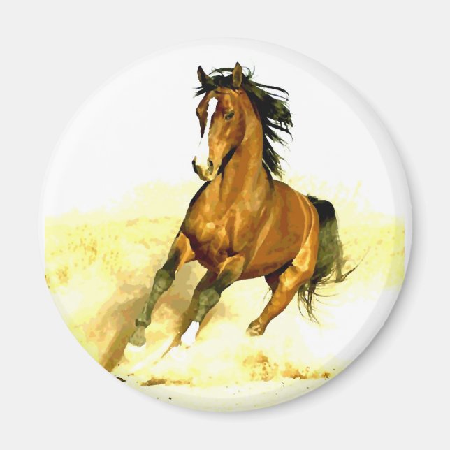 Imán Caballo en marcha (Frente)