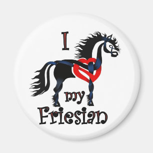 Imán caballo friesio, diseño celta