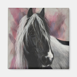 Imán Caballo gitano Vanner en rosa