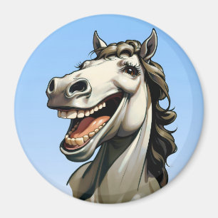 Imán caballo gracioso