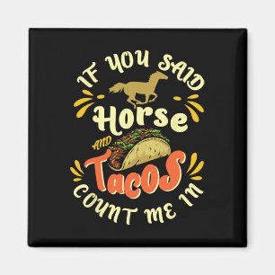 Imán Caballo gracioso y tacos me cuentan' - Horseck Rid