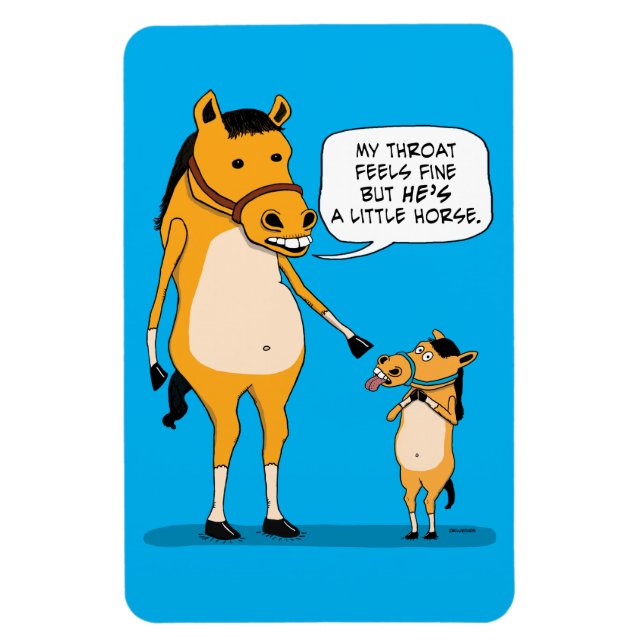 Imán Caballo grande y gracioso y dulce (Vertical)