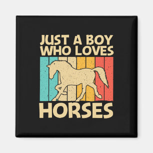 Imán Caballo Guay Para Niños Niños Caballo Ecuestre Rid