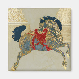 Imán Caballo Imperial Dorado