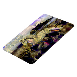 Imán Caballo islandés Art Deco