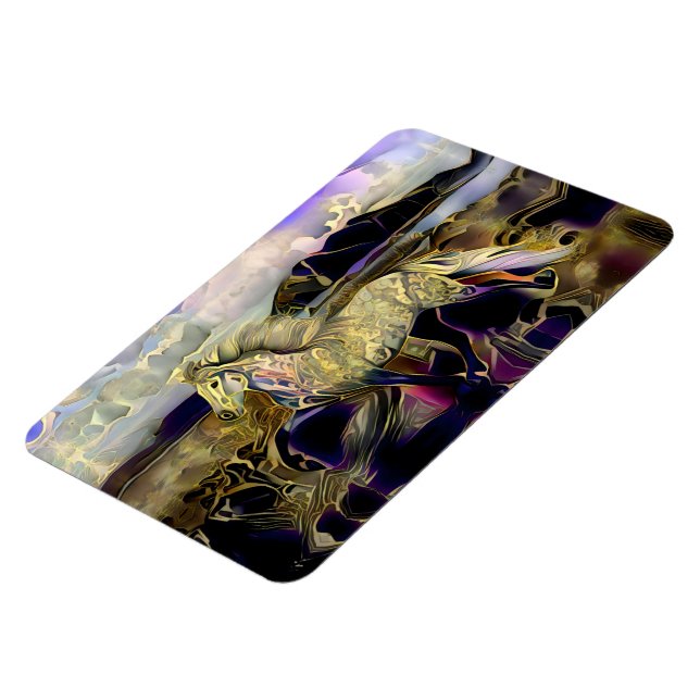 Imán Caballo islandés Art Deco (Lado Izquierdo)