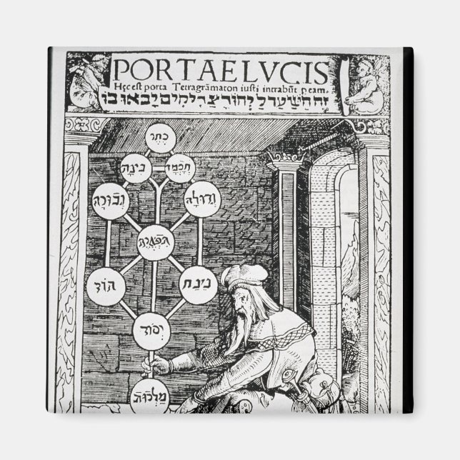 Imán Caballo judío con un sephiro (Frente)