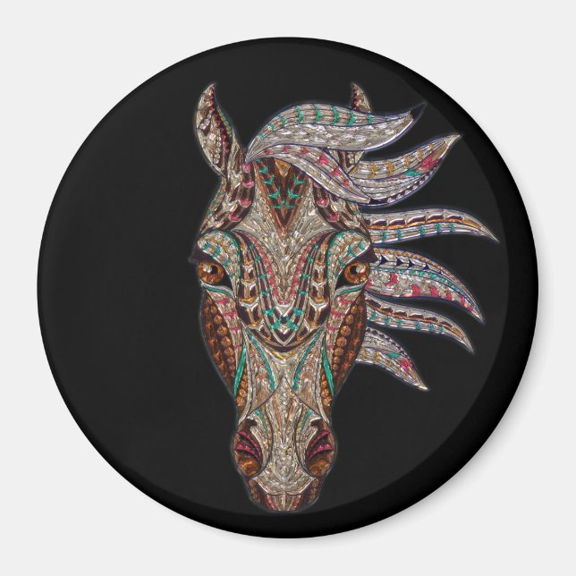 Imán Caballo magnífico (Frente)