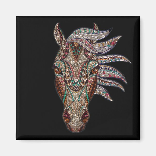 Imán Caballo magnífico (Frente)