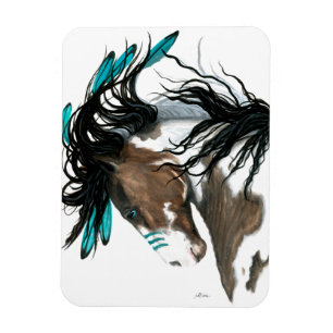 Imán Caballo majestuoso del Pinto por Bihrle
