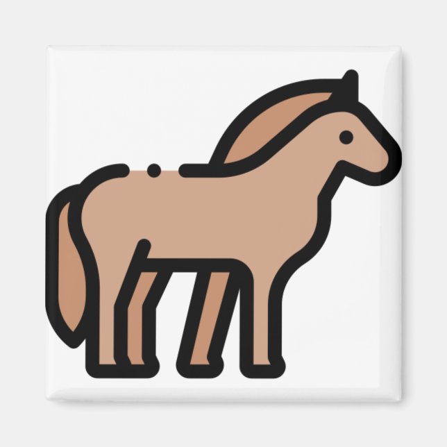 Imán Caballo pequeño (Frente)