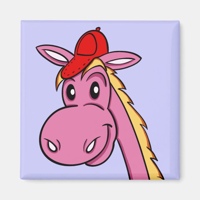 imán "caballo" personalizado (Frente)