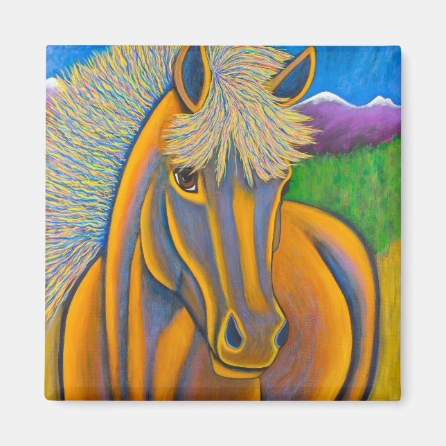 Imán Caballo salvaje (Frente)