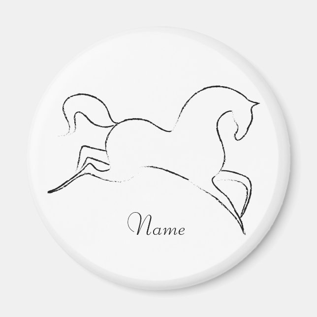 Imán Caballo salvaje Thunder_Cove (Frente)