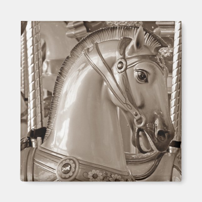 Imán Caballo Sepia (Frente)
