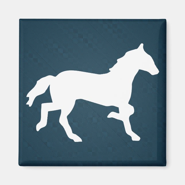 Imán caballo simple (Frente)