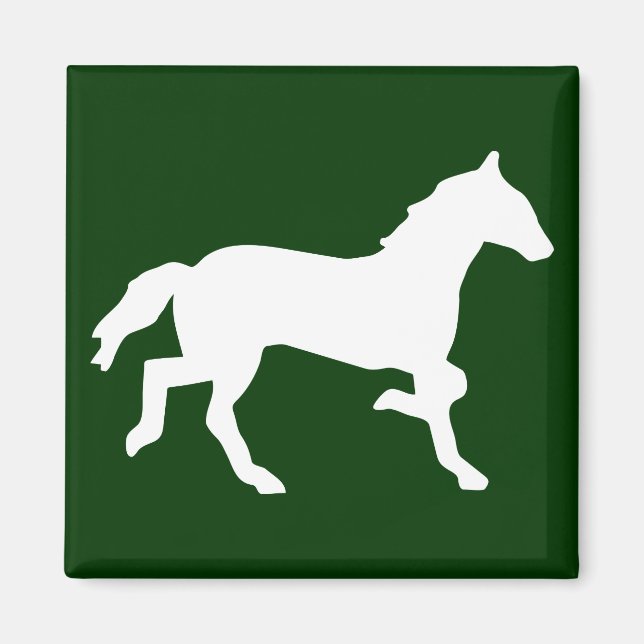 Imán caballo simple (Frente)