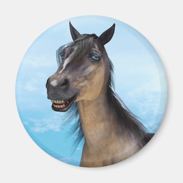Imán Caballo sonriente (Frente)