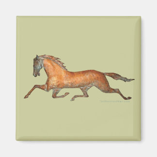Imán Caballo trotando