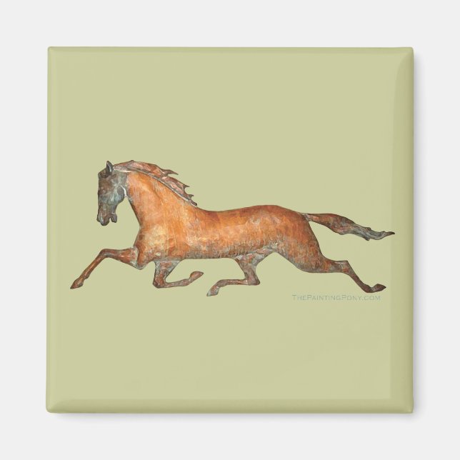 Imán Caballo trotando (Frente)