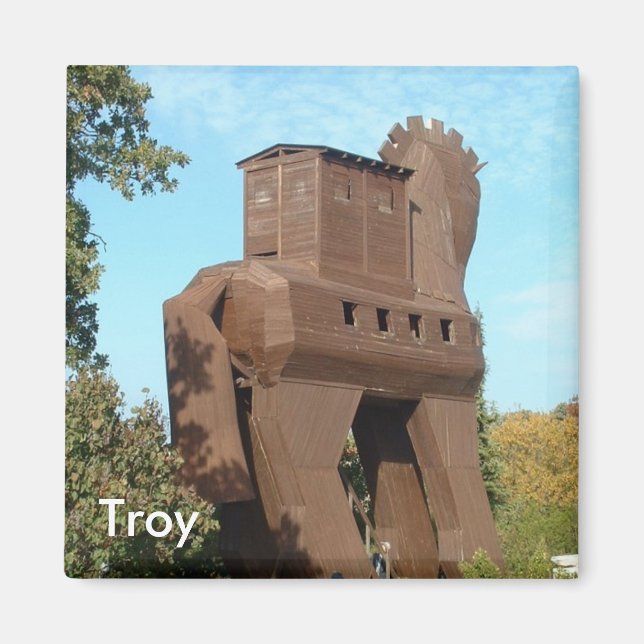 Imán Caballo Troyan (Frente)