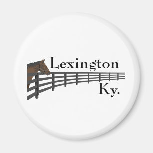 Imán Caballo y cerca de Lexington Kentucky