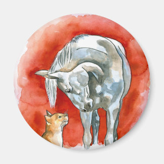 Imán Caballo y gato